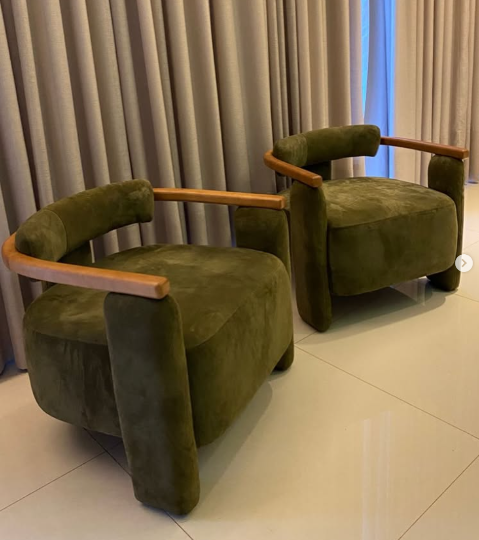 Poltronas design de luxo